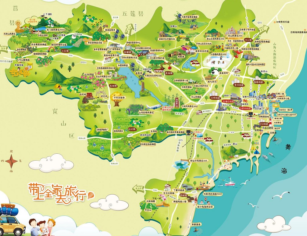 蔡甸景区使用手绘地图给景区能带来什么好处？